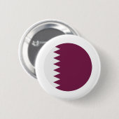 Qatar Flag Ronde Button 5,7 Cm (Voorkant /achterkant)