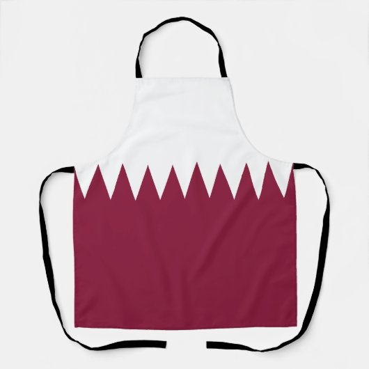 Qatar Flag Schort (Voorkant)
