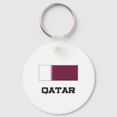 Qatar Flag Sleutelhanger (Voorkant)