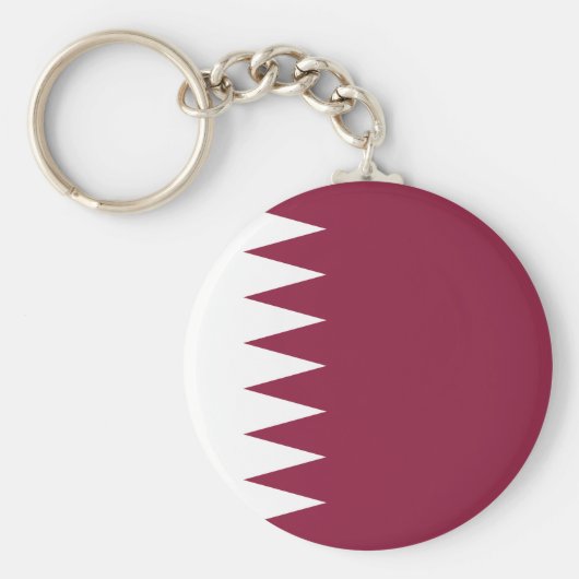 Qatar Flag Sleutelhanger (Voorkant)