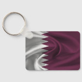 Qatar Flag Sleutelhanger (Achterkant)