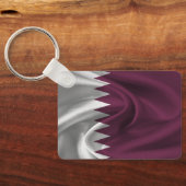 Qatar Flag Sleutelhanger (Achterkant)