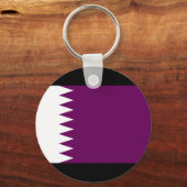 Qatar Flag Sleutelhanger (Voorkant)