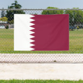 Qatar Flag Spandoek (Insitu)