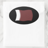Qatar Flag Sticker (Tas)