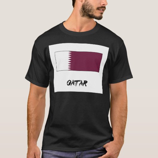 Qatar Flag T-shirt (Voorkant)