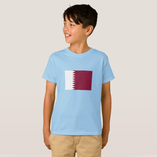 Qatar Flag T-shirt (Voorkant volledig)