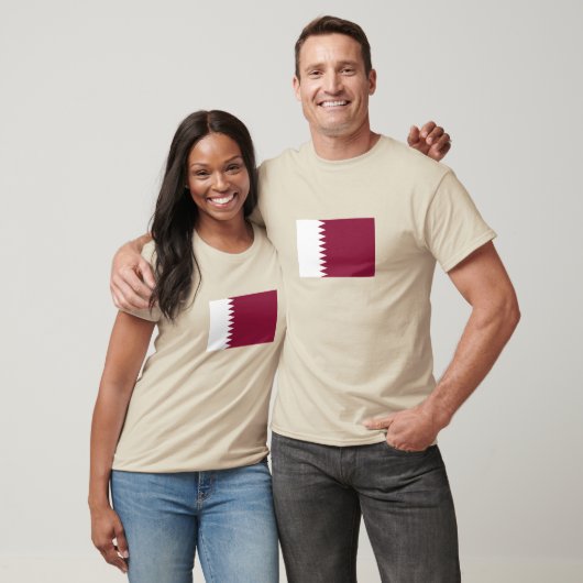 Qatar Flag T-shirt (Unisex)