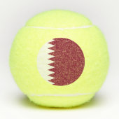 Qatar Flag Tennisballen (Voorkant)
