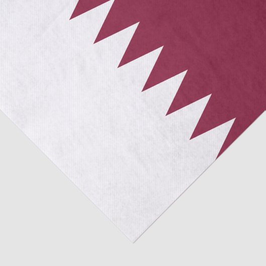 Qatar Flag Tissuepapier (Detail)