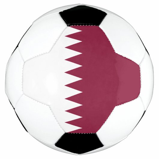 Qatar Flag Voetbal (Voorkant)