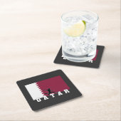 Qatar Football Soccer | Qatar National Team Kartonnen Onderzetters (Insitu)