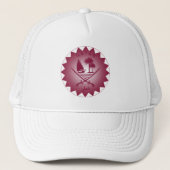 Qatar Heritage Embleem Trucker Pet (Voorkant)