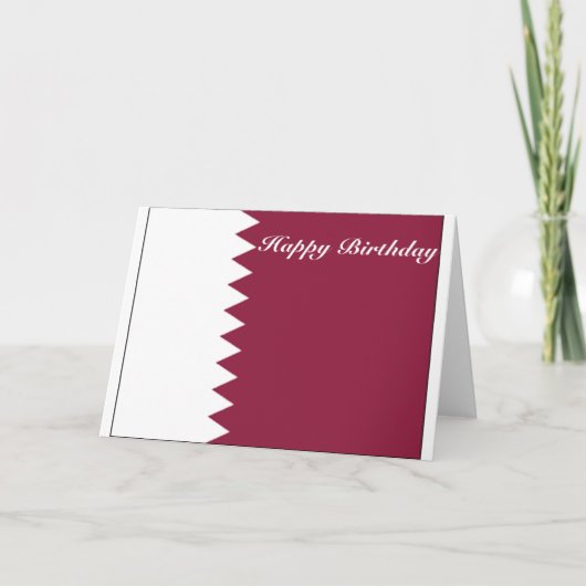 Qatar Kaart (Voorkant)