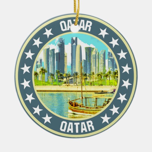 Qatar Keramisch Ornament (Voorkant)