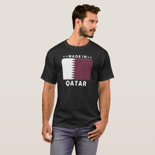 Qatar Made T-shirt (Voorkant volledig)