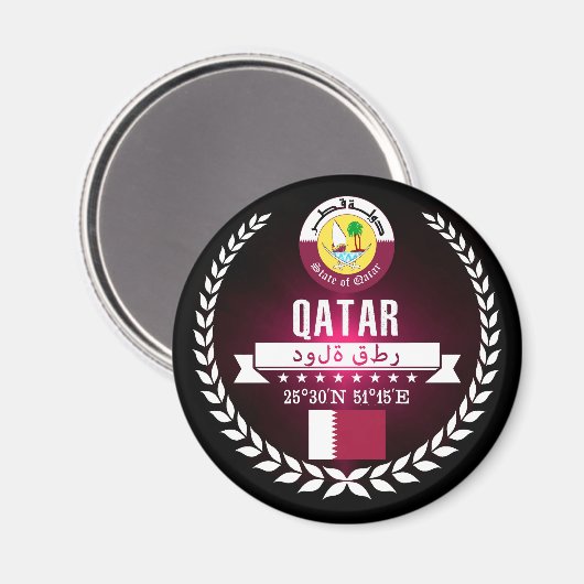 Qatar Magneet (Voorkant / Achterkant)