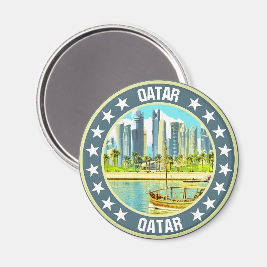 Qatar Magneet (Voorkant / Achterkant)