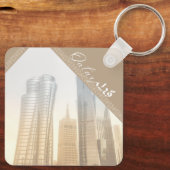 Qatar Modern Buildings Sleutelhanger (Achterkant)