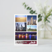 Qatar - Mozaïek - Briefkaart (Staand voorkant)