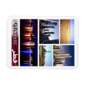 Qatar - Mozaïek - Magnet Magneet (Horizontaal)