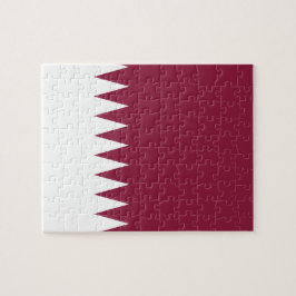 Qatar National World Flag Legpuzzel
