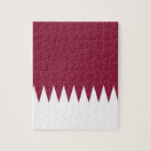 Qatar National World Flag Legpuzzel (Verticaal)