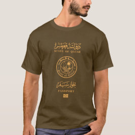 Qatar passport t-shirt