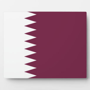 Qatar - Qatarese vlag Fotoplaat