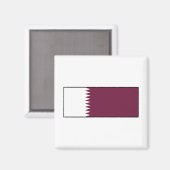 Qatar - Qatarese vlag Magneet (Voorkant / Achterkant)