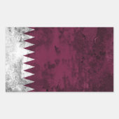 Qatar Rechthoekige Sticker (Voorkant)