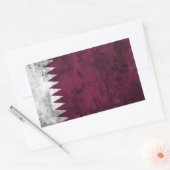Qatar Rechthoekige Sticker (Envelop)
