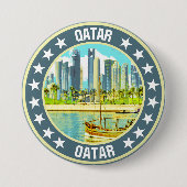 Qatar Ronde Button 7,6 Cm (Voorkant)