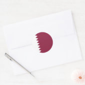 Qatar Ronde Sticker (Envelop)