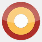 Qatar Ronde Sticker (Voorkant)