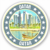 Qatar Sticker (Voorkant)