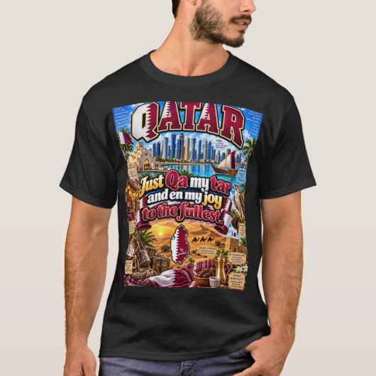 Qatar T-shirt (Voorkant)