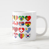 Qatar Tournament 32 Landvlaggen Grote Koffiekop (Rechts)