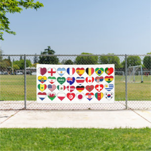 Qatar Tournament 32 Landvlaggen Spandoek