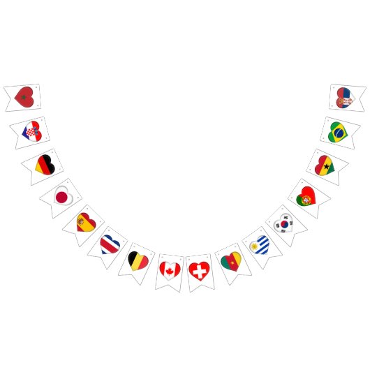 Qatar Tournament Country Flags Group E,F,G,H, Vlaggetjes (Alle)