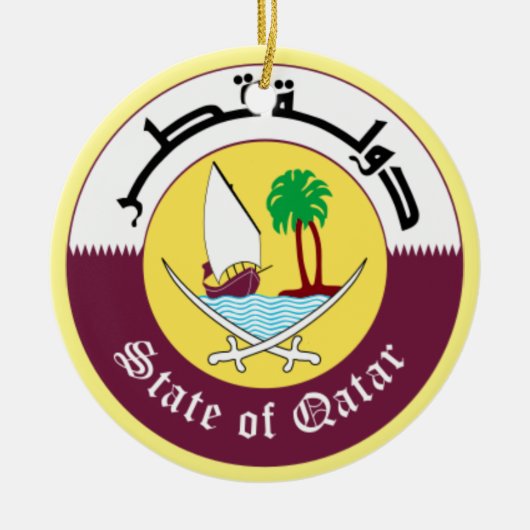 Qatar Trip Ornament (Voorkant)