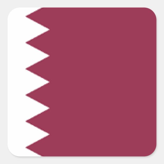 Qatar Vierkante Sticker (Voorkant)