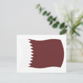 Qatar Vlag Ansichtkaart Briefkaart (Staand voorkant)