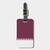Qatar-vlag Bagagelabel (Voorkant verticaal)