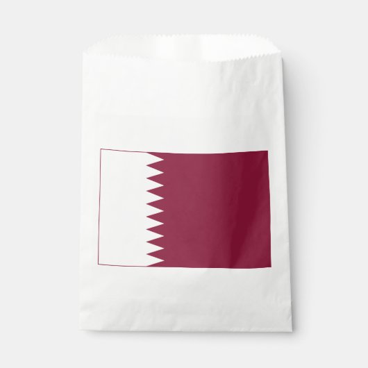 Qatar-vlag Bedankzakje (Voorkant)