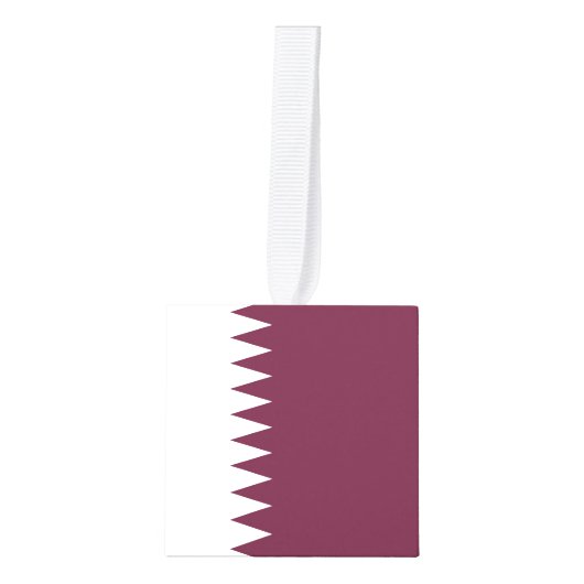 Qatar-vlag Decoratie (Voorkant)