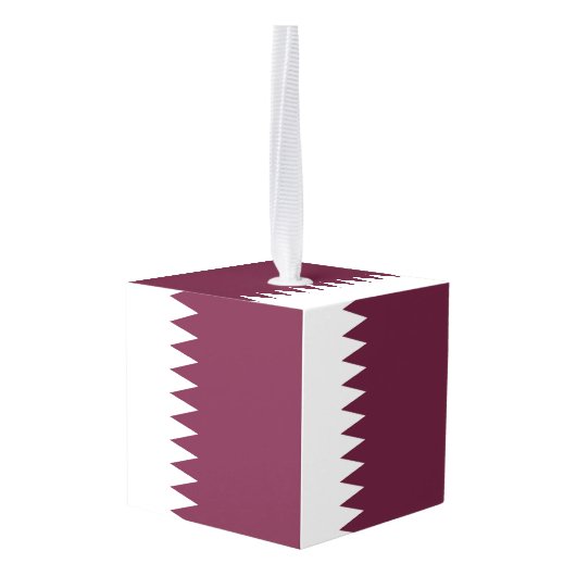 Qatar-vlag Decoratie (Achter hoekig)