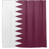 Qatar-vlag Douchegordijn (Voorkant)