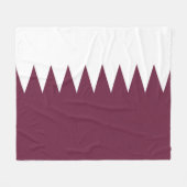 Qatar-vlag Fleece Deken (Voorkant (Horizontaal))
