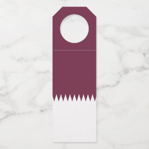 Qatar-vlag Flessenhanger